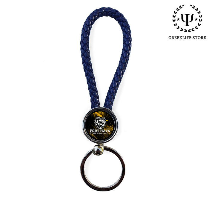 Fort Hays State University Keychain round