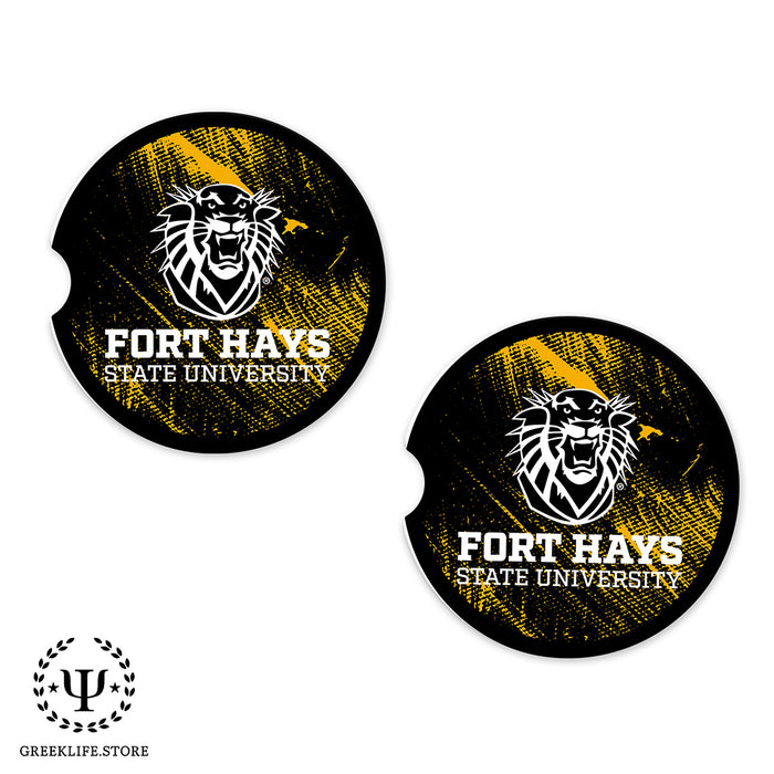 Fort Hays State University Car Cup Holder Coaster (Set of 2)
