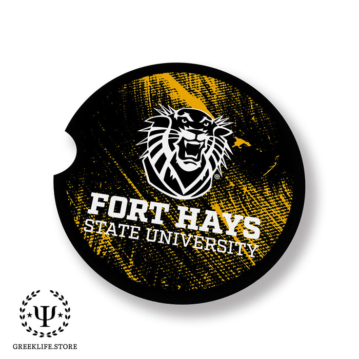 Fort Hays State University Car Cup Holder Coaster (Set of 2)