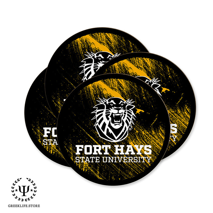 Fort Hays State University Beverage coaster round (Set of 4)