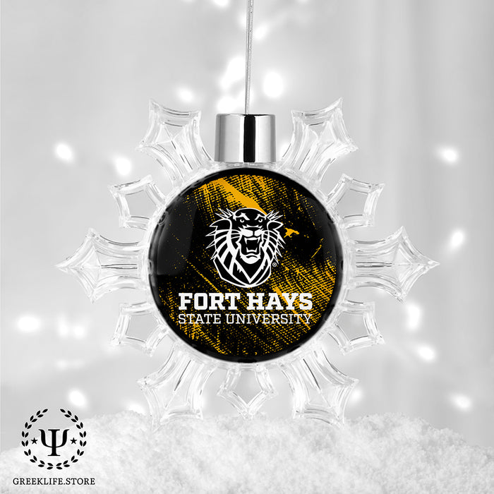 Fort Hays State University Christmas Ornament - Snowflake