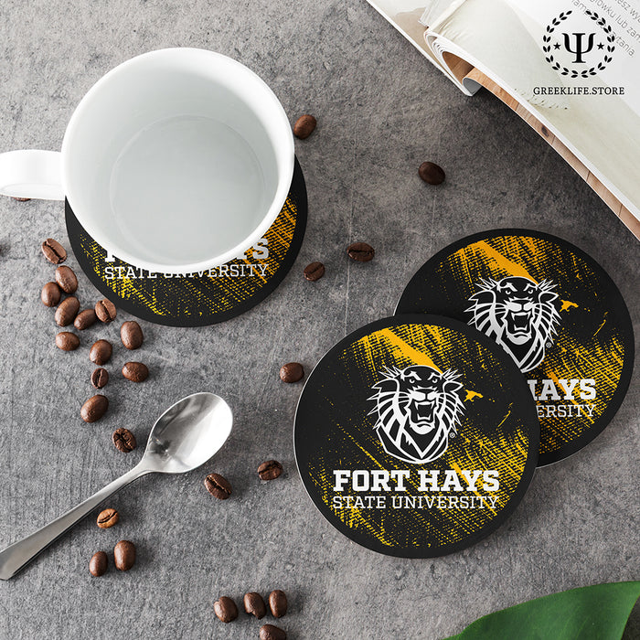 Fort Hays State University Beverage coaster round (Set of 4)