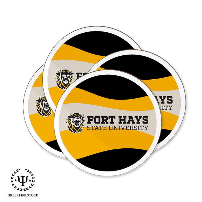 Fort Hays State University Beverage coaster round (Set of 4)