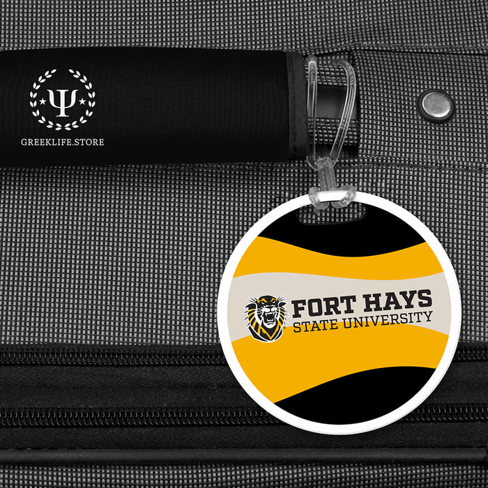 Fort Hays State University Luggage Bag Tag (round)