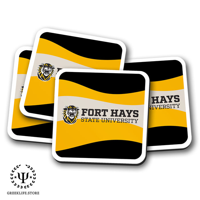 Fort Hays State University Beverage Coasters Square (Set of 4)