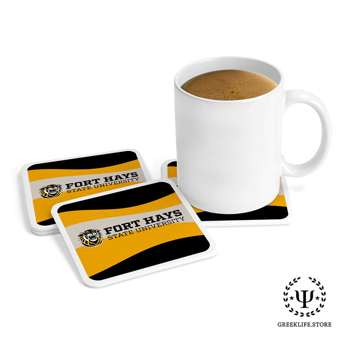 Fort Hays State University Beverage Coasters Square (Set of 4)