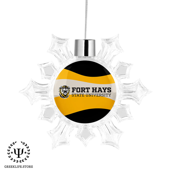 Fort Hays State University Christmas Ornament - Snowflake