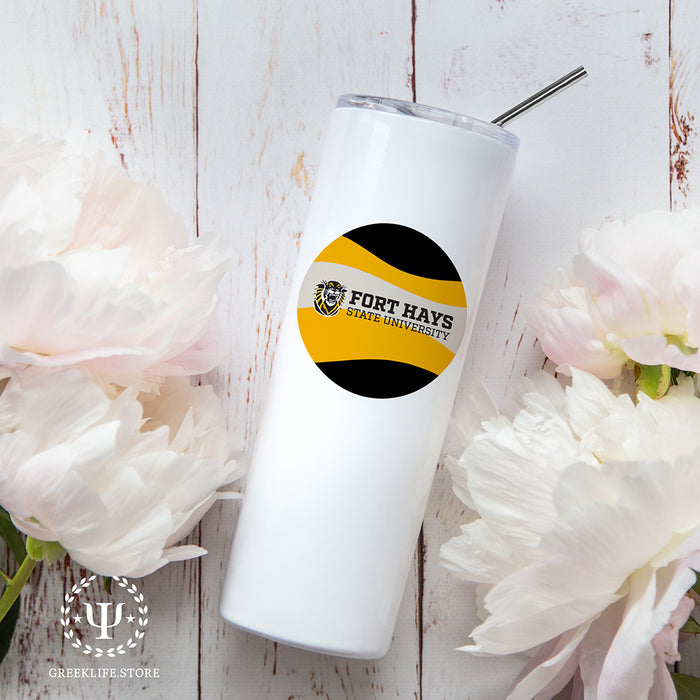 Fort Hays State University Stainless Steel Skinny Tumbler 20 OZ