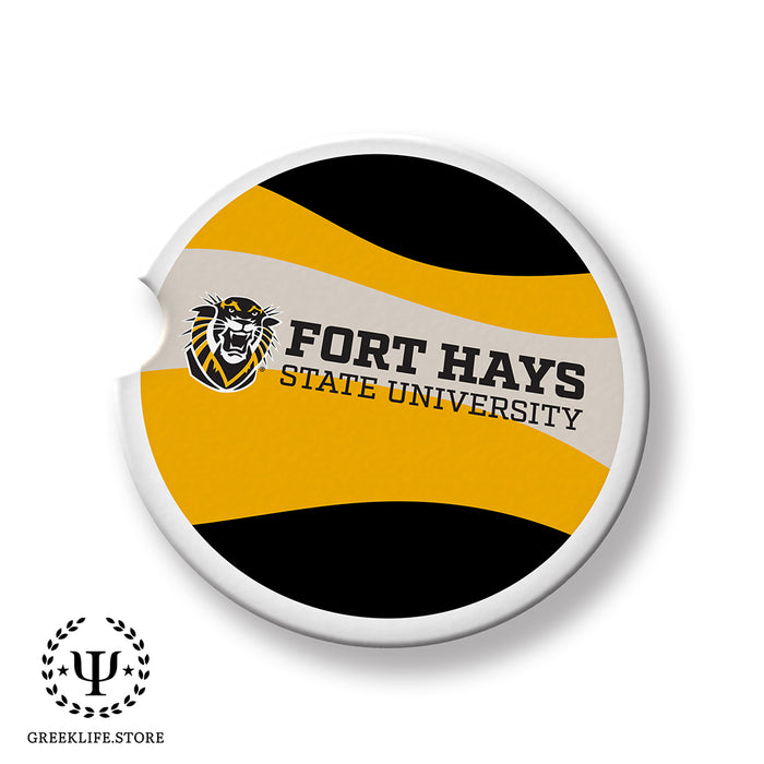 Fort Hays State University Car Cup Holder Coaster (Set of 2)
