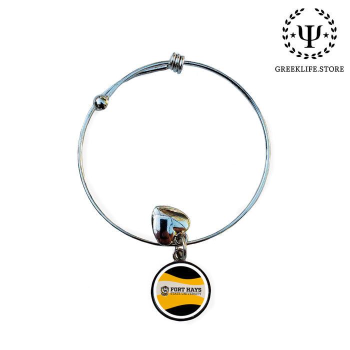Fort Hays State University Round Adjustable Bracelet