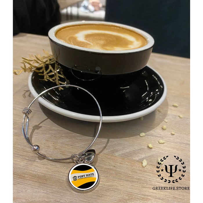 Fort Hays State University Round Adjustable Bracelet