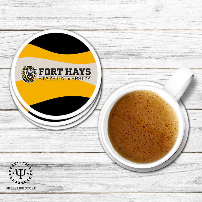 Fort Hays State University Beverage coaster round (Set of 4)