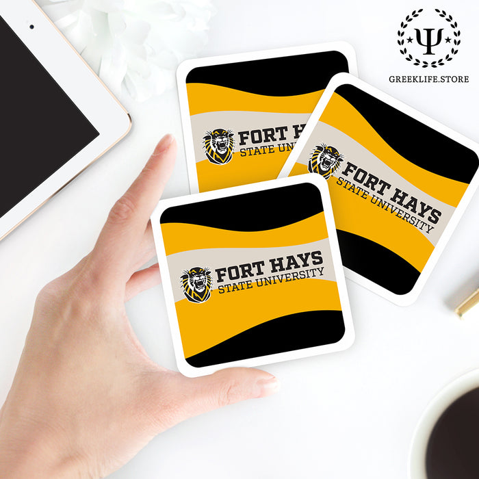 Fort Hays State University Beverage Coasters Square (Set of 4)