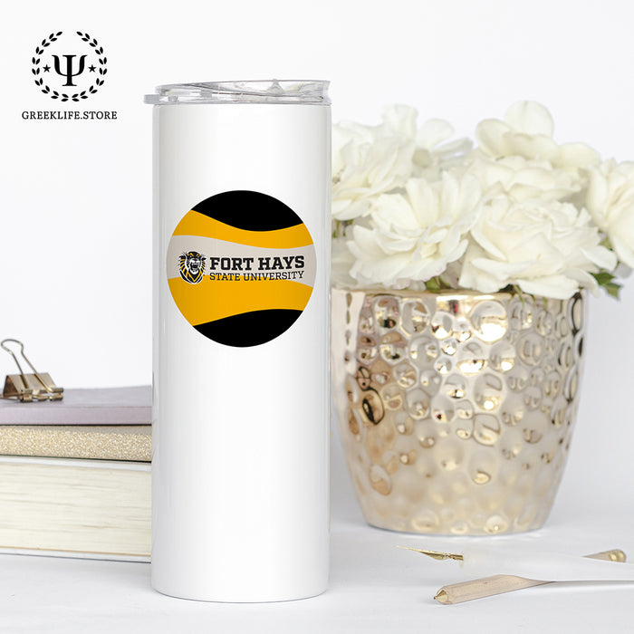 Fort Hays State University Stainless Steel Skinny Tumbler 20 OZ