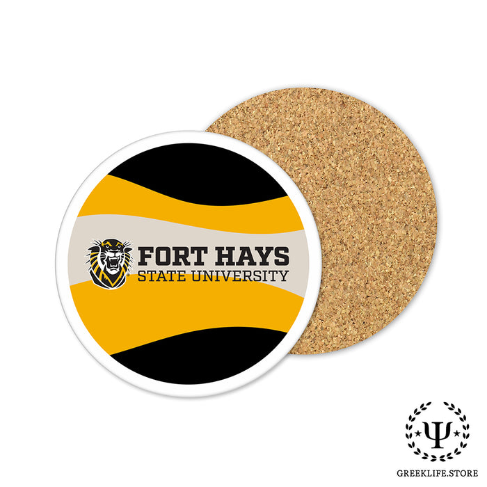 Fort Hays State University Beverage coaster round (Set of 4)