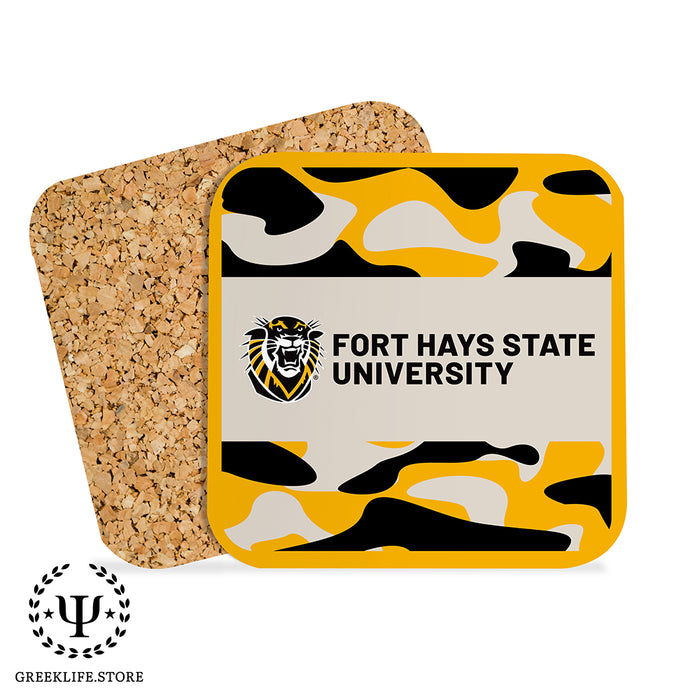 Fort Hays State University Beverage Coasters Square (Set of 4)