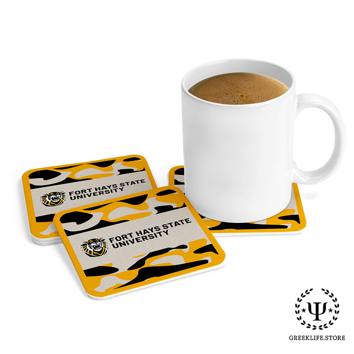 Fort Hays State University Beverage Coasters Square (Set of 4)