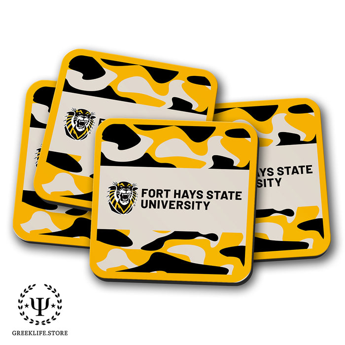 Fort Hays State University Beverage Coasters Square (Set of 4)
