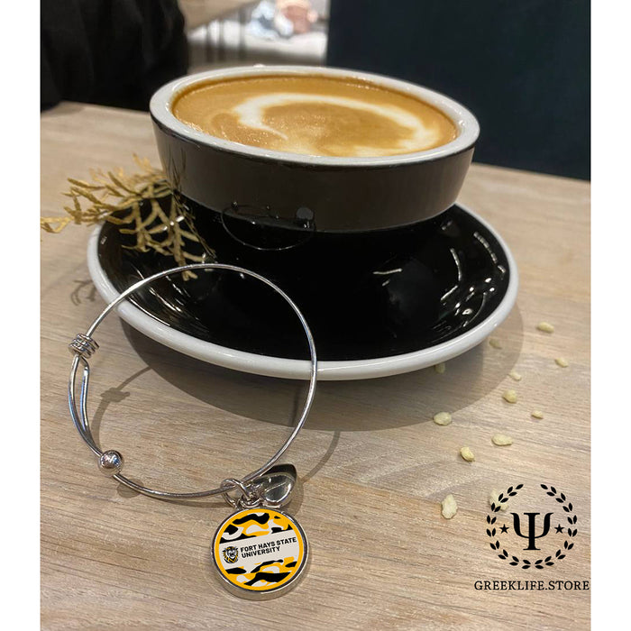 Fort Hays State University Round Adjustable Bracelet