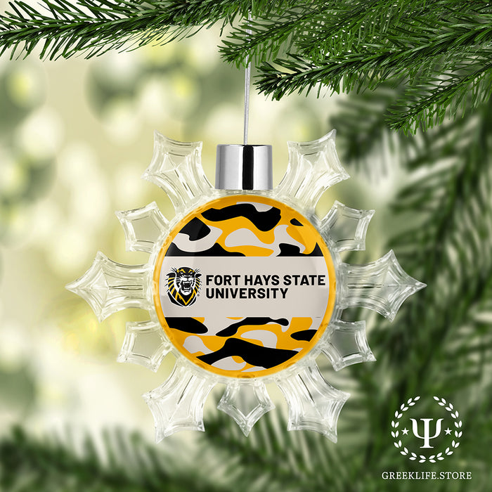 Fort Hays State University Christmas Ornament - Snowflake
