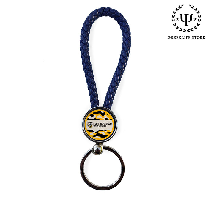 Fort Hays State University Keychain round