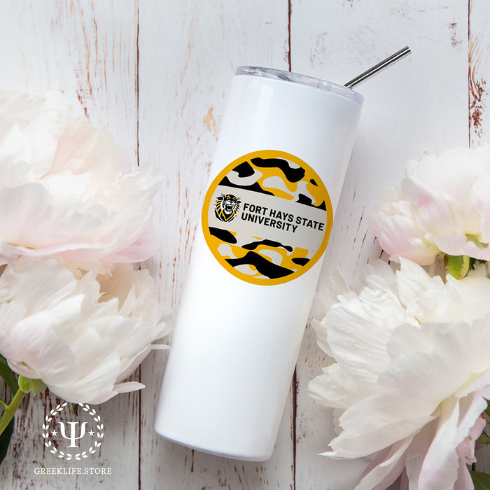 Fort Hays State University Stainless Steel Skinny Tumbler 20 OZ