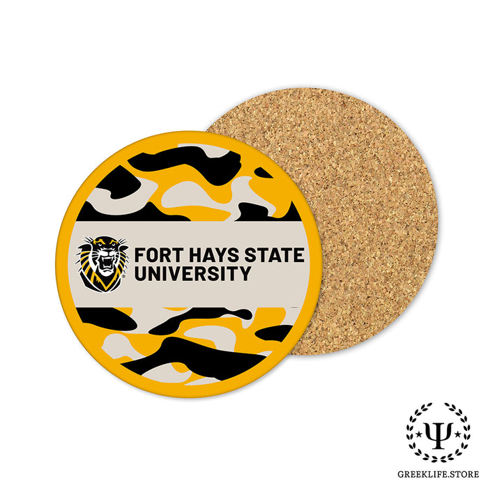 Fort Hays State University Beverage coaster round (Set of 4)