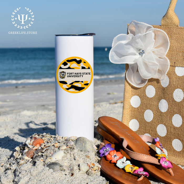 Fort Hays State University Stainless Steel Skinny Tumbler 20 OZ