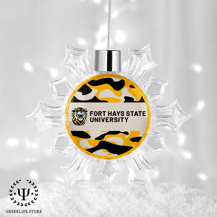 Fort Hays State University Christmas Ornament - Snowflake