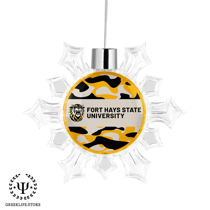 Fort Hays State University Christmas Ornament - Snowflake