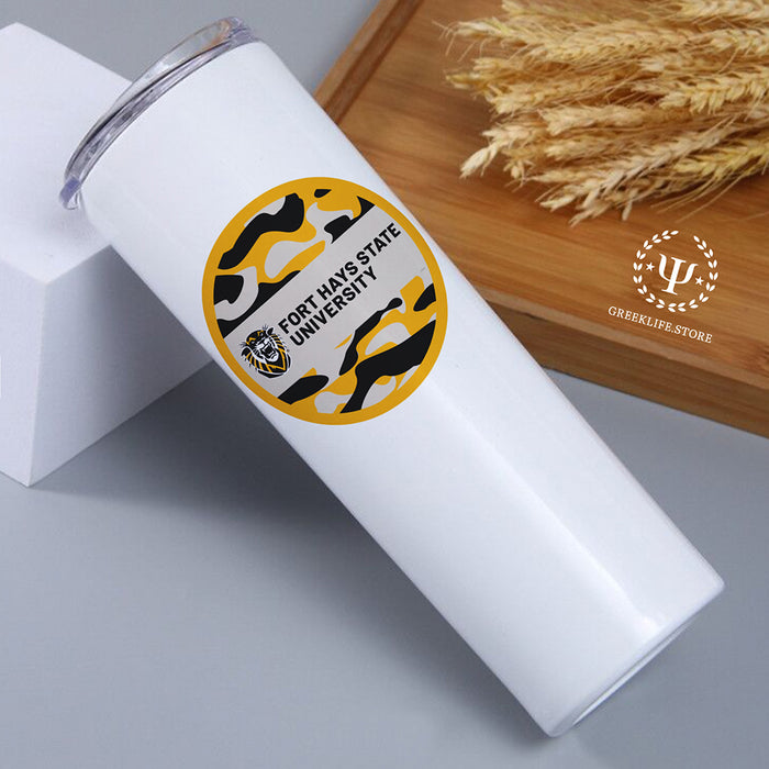 Fort Hays State University Stainless Steel Skinny Tumbler 20 OZ