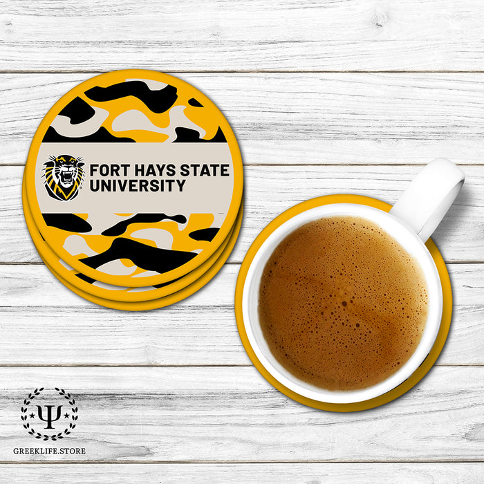 Fort Hays State University Beverage coaster round (Set of 4)