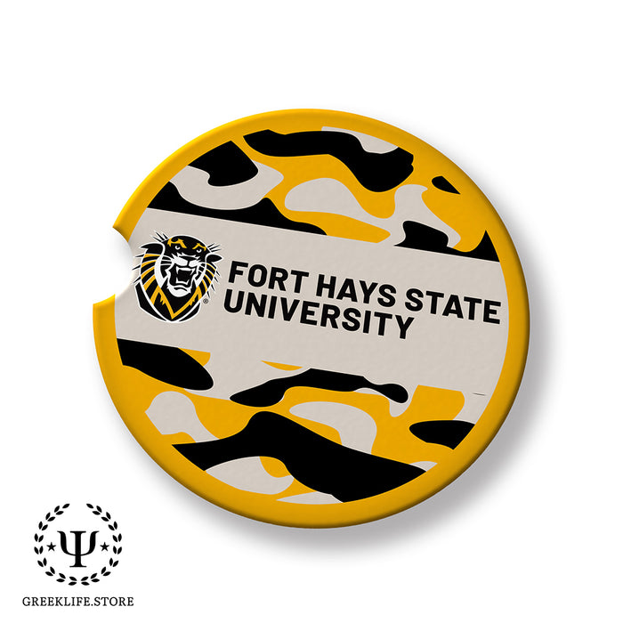 Fort Hays State University Car Cup Holder Coaster (Set of 2)