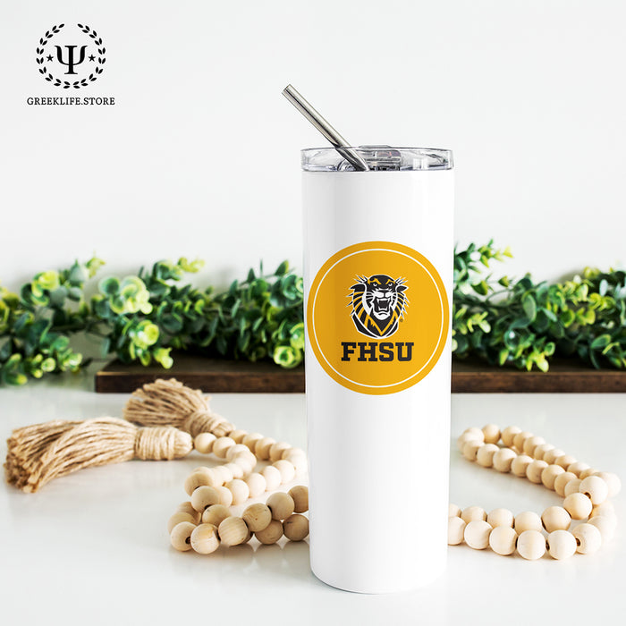 Fort Hays State University Stainless Steel Skinny Tumbler 20 OZ