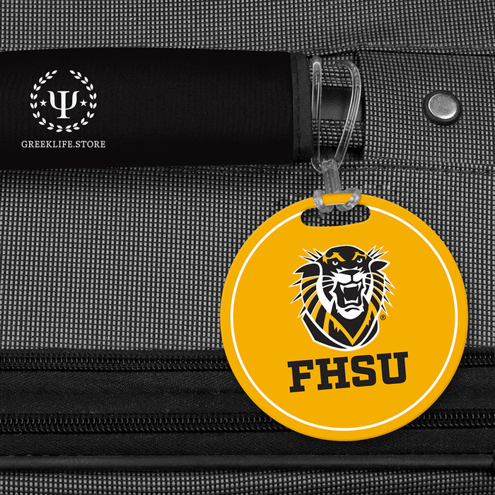 Fort Hays State University Luggage Bag Tag (round)