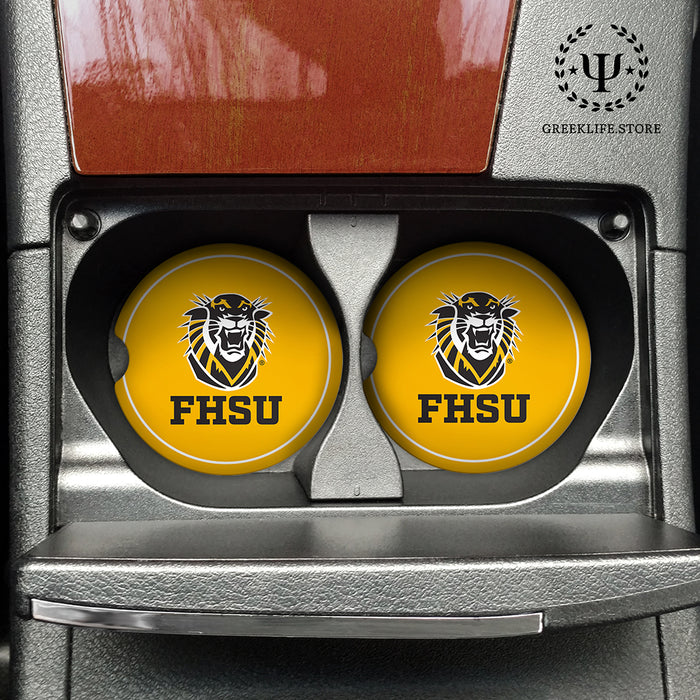 Fort Hays State University Car Cup Holder Coaster (Set of 2)