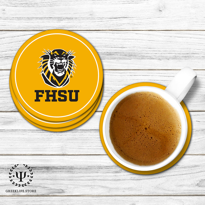 Fort Hays State University Beverage coaster round (Set of 4)