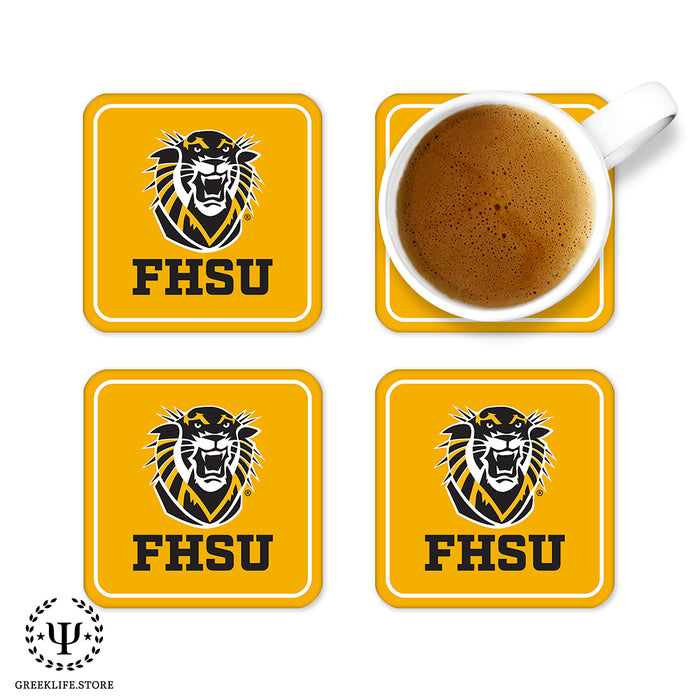 Fort Hays State University Beverage Coasters Square (Set of 4)