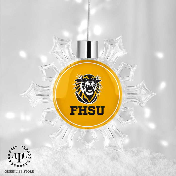 Fort Hays State University Christmas Ornament - Snowflake