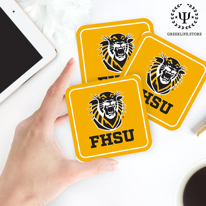 Fort Hays State University Beverage Coasters Square (Set of 4)
