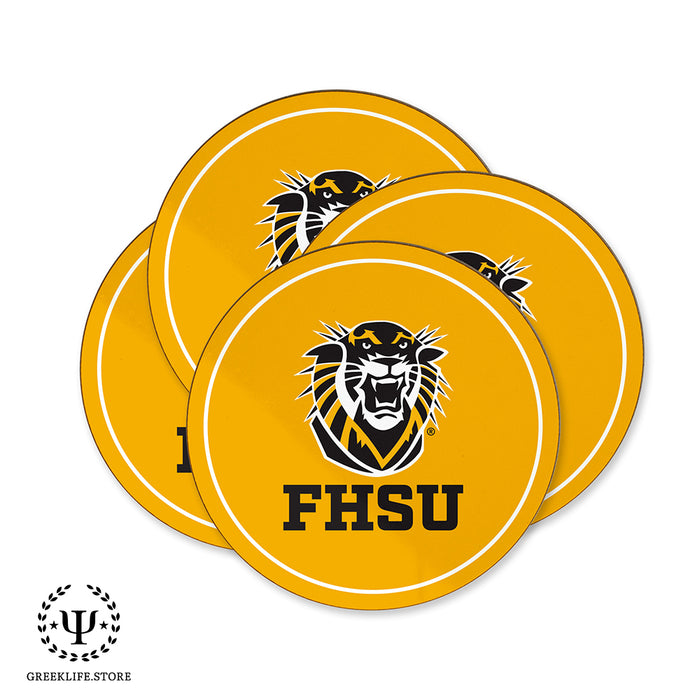 Fort Hays State University Beverage coaster round (Set of 4)
