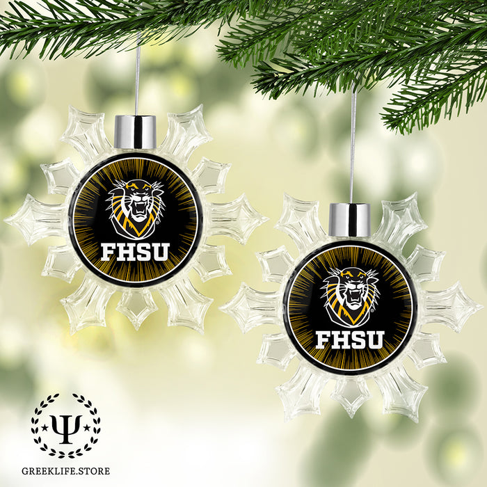 Fort Hays State University Christmas Ornament - Snowflake