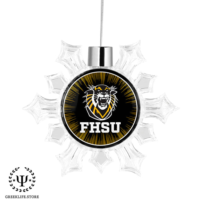 Fort Hays State University Christmas Ornament - Snowflake