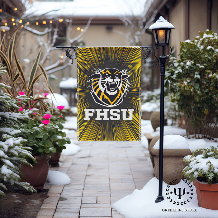 Fort Hays State University Garden Flags