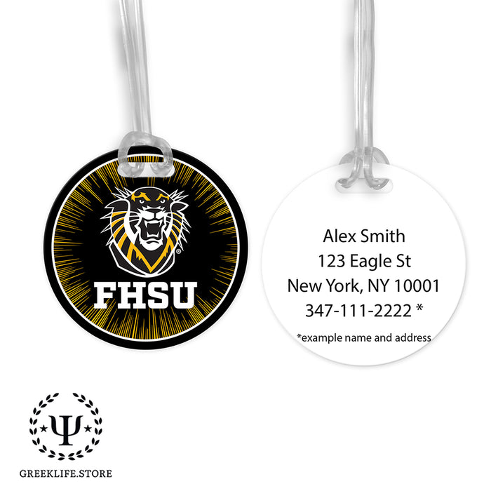 Fort Hays State University Luggage Bag Tag (round)