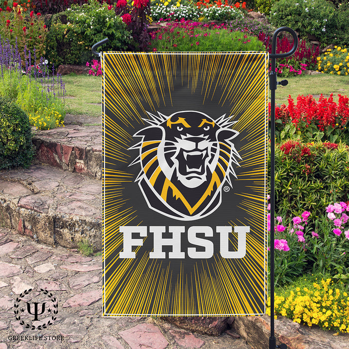 Fort Hays State University Garden Flags