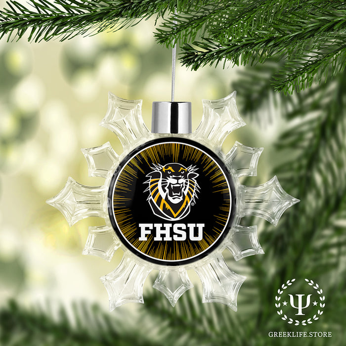 Fort Hays State University Christmas Ornament - Snowflake