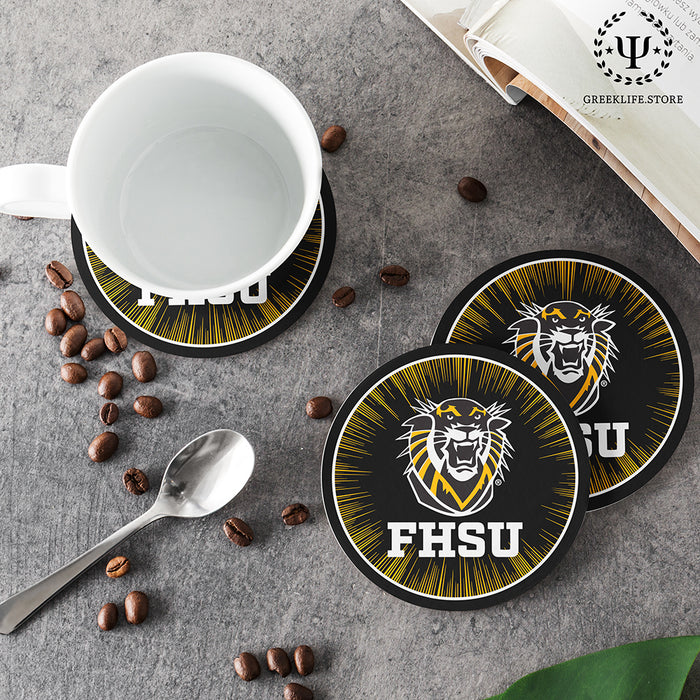 Fort Hays State University Beverage coaster round (Set of 4)