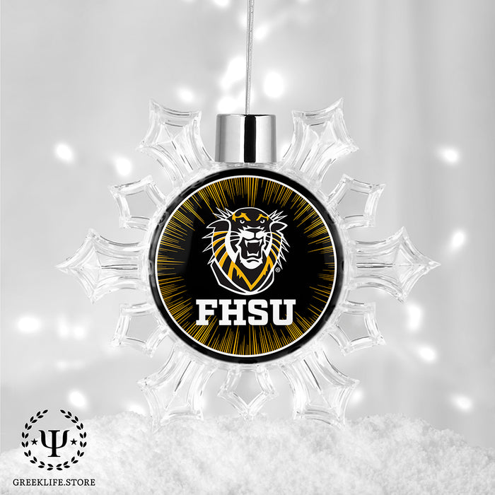 Fort Hays State University Christmas Ornament - Snowflake