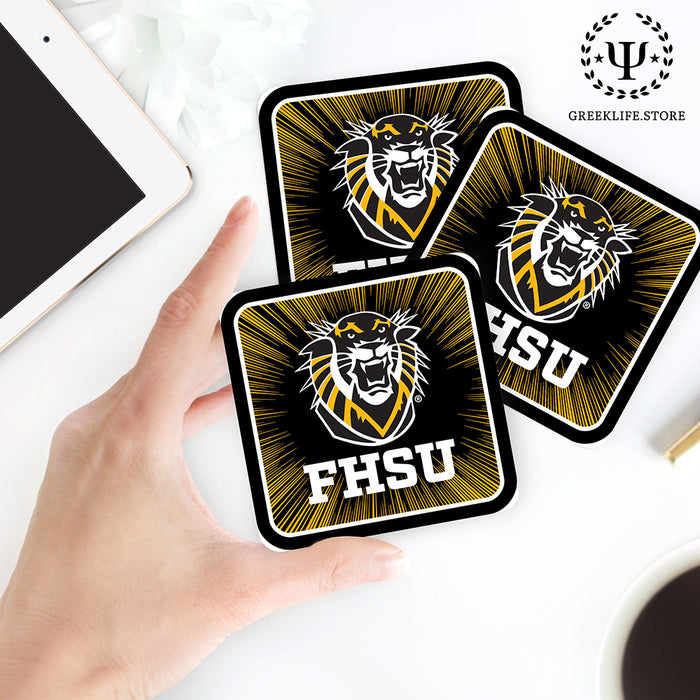 Fort Hays State University Beverage Coasters Square (Set of 4)